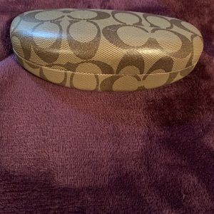 Authentic Coach glasses case